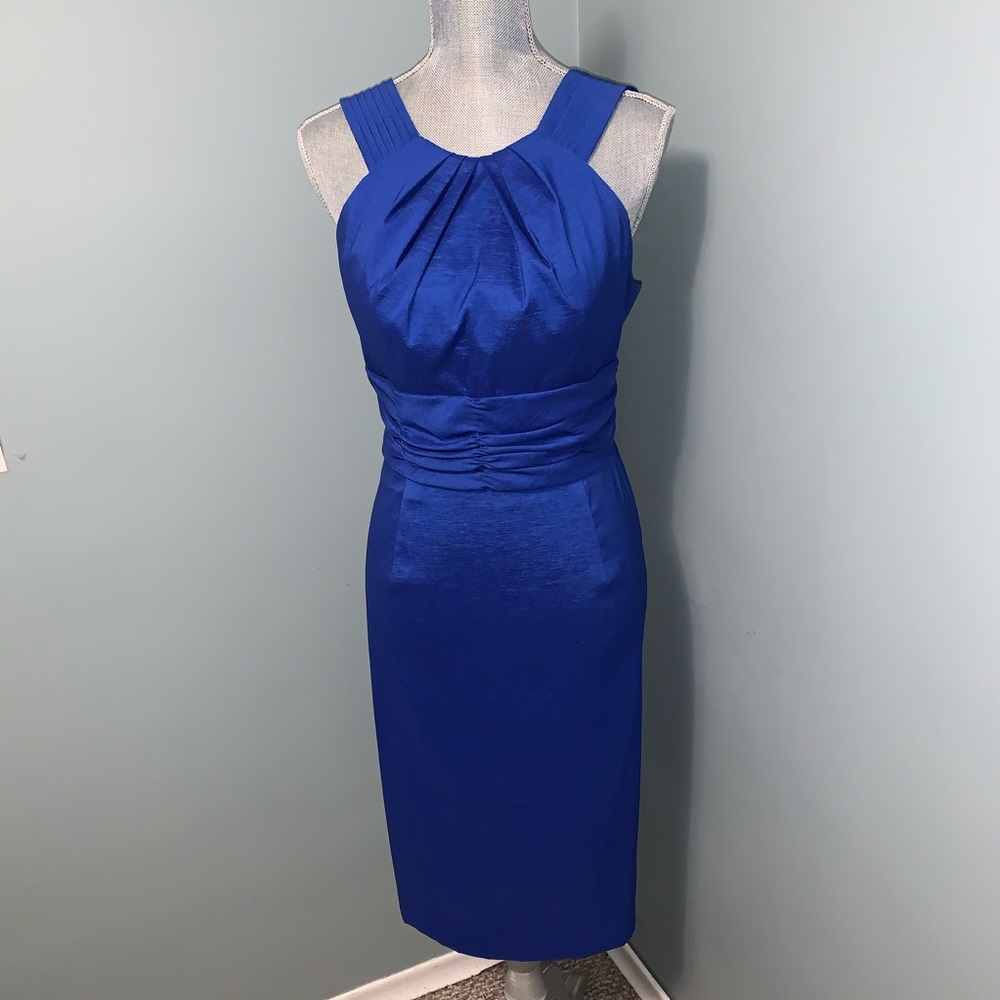 Laura royal blue midi dress size 12